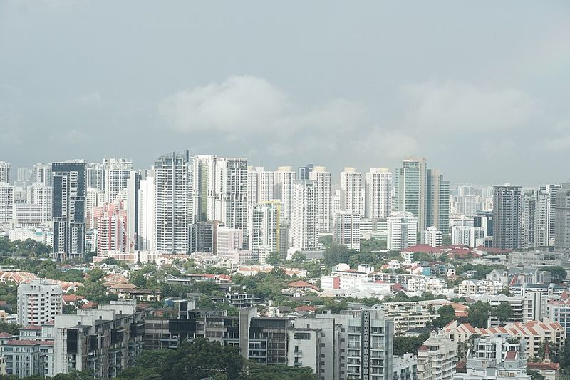 Singapore - 8,596 People per Square Kilometer Singapore - 8,596 People per Square Kilometer