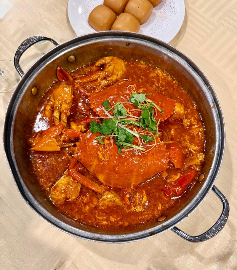 Singapore Chilli Crab at Roland Restaurant, Singapore Singapore Chilli Crab at Roland Restaurant, Singapore