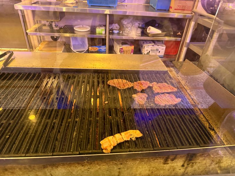 Sizzling at the BBQ Grill Station