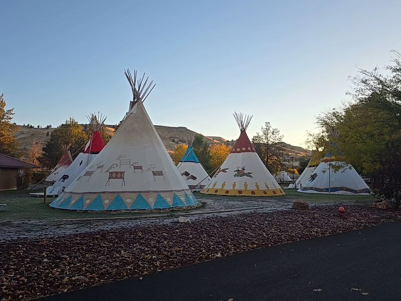 Sleeping in a Teepee Beneath Desert Stars Sleeping in a Teepee Beneath Desert Stars