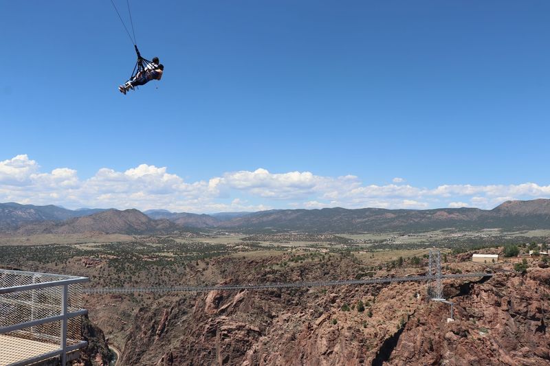 Soaring the Zipline 1,200 Feet Up