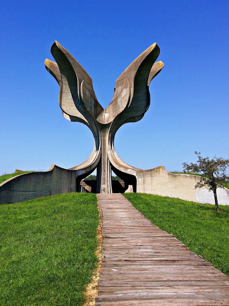 Stone Flower at Jasenovac, Croatia Stone Flower at Jasenovac, Croatia