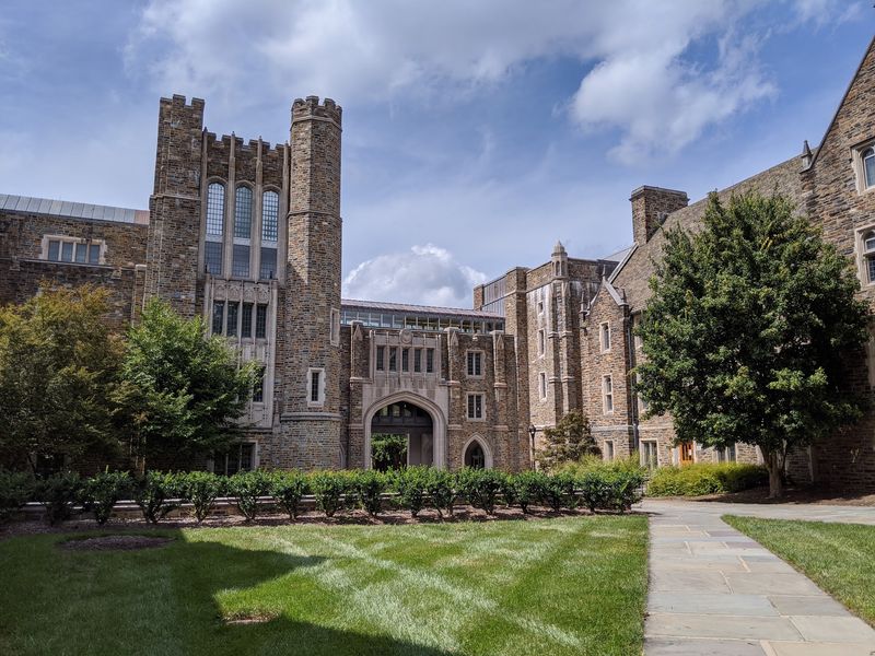 Stone Towers with a Wizard-School Look Stone Towers with a Wizard-School Look