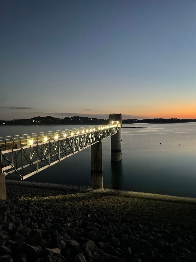 Sunset Walks Along the Canyon Lake Dam Sunset Walks Along the Canyon Lake Dam