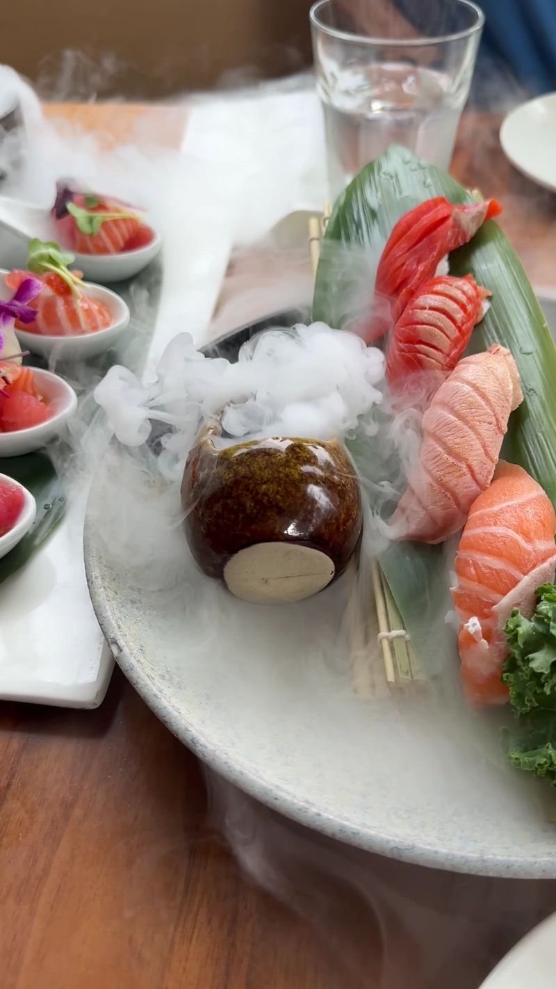 Sushi That Arrives Looking Like Art