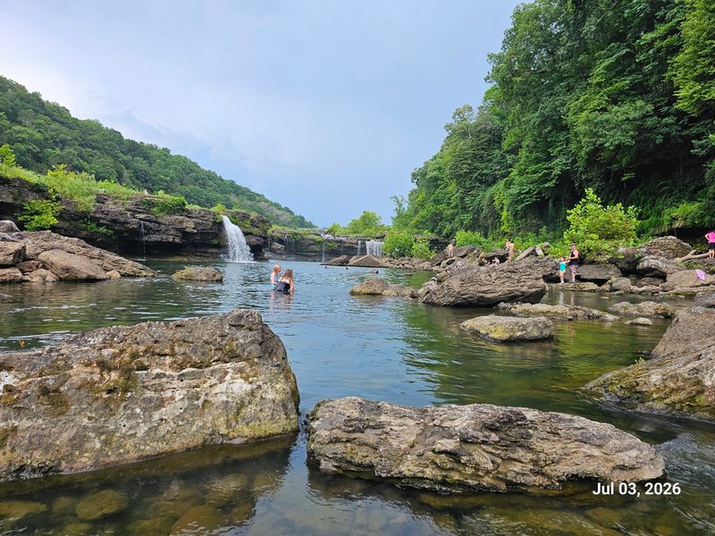 Swimming Pools Carved in Rock