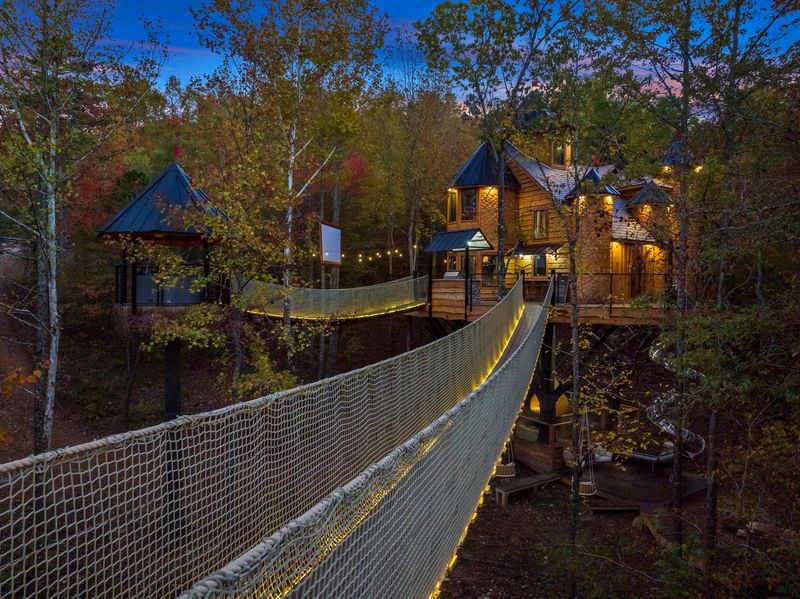 Swinging Bridges, Waterfall, and the Magic Built Into the Property Swinging Bridges, Waterfall, and the Magic Built Into the Property