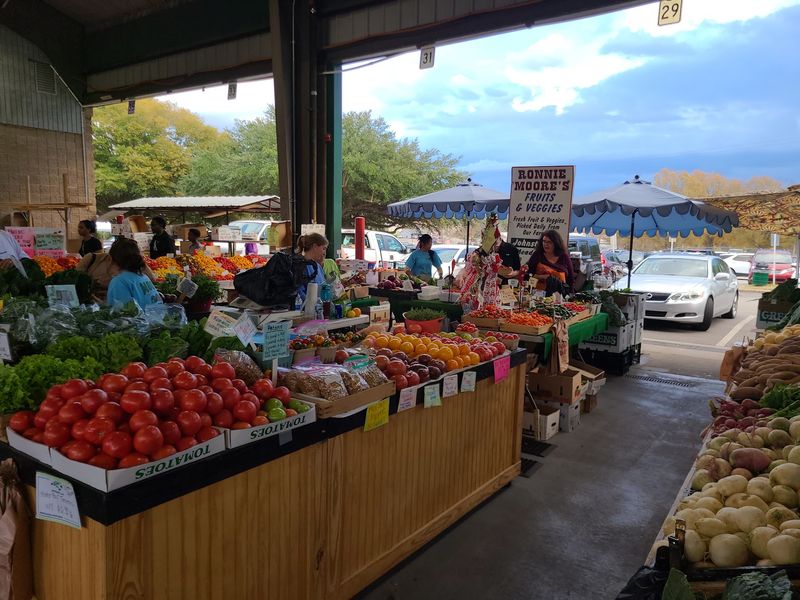 Tables Bursting With Just-Picked Fruits and Vegetables Tables Bursting With Just-Picked Fruits and Vegetables