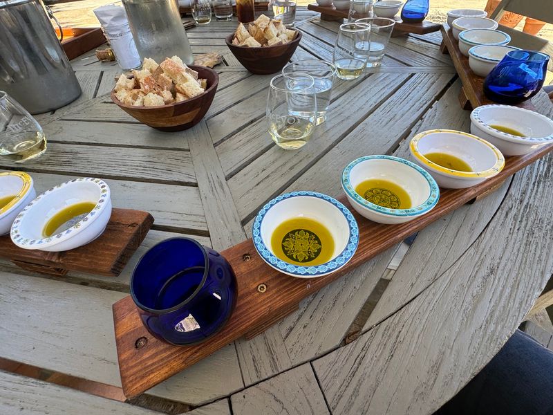 Tasting Oils Fresh From the Press Tasting Oils Fresh From the Press