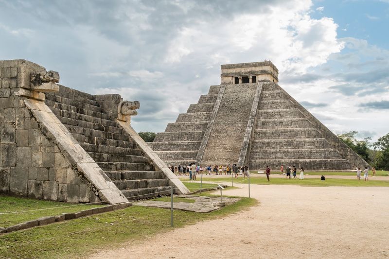 Temple of Kukulcan at Chichen Itza, Mexico