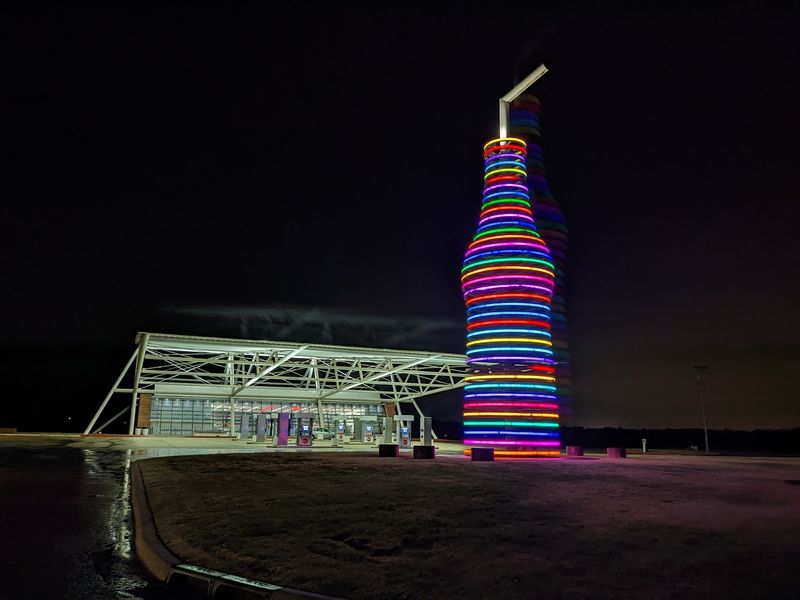 The 66-Foot Soda Bottle Sculpture The 66-Foot Soda Bottle Sculpture
