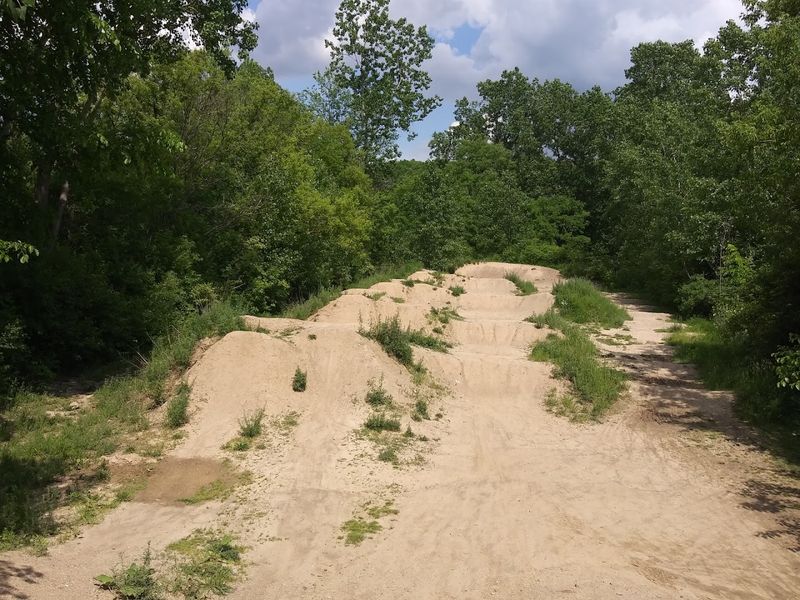 The BMX Dirt Track Hidden in the Park The BMX Dirt Track Hidden in the Park