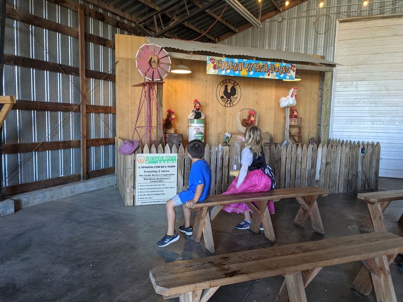 The Barn Show and Corn-Themed Attractions Inside The Barn Show and Corn-Themed Attractions Inside