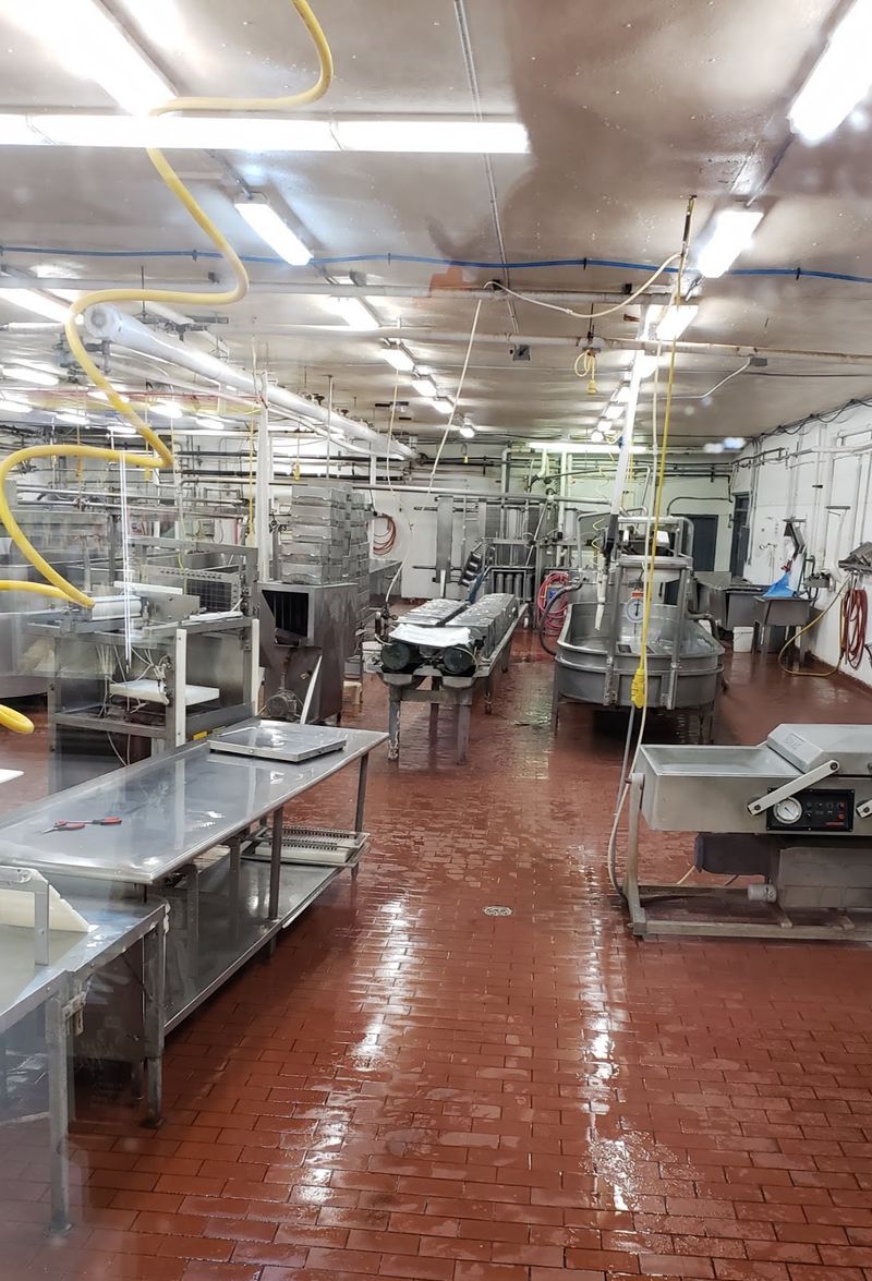 The Big Glass Window Into the Cheese-Making Floor