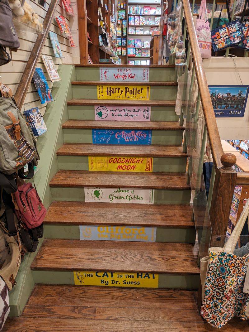 The Children's Section and Its Storybook Staircase The Children's Section and Its Storybook Staircase