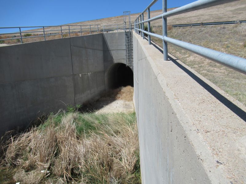 The Concrete Dam Standing Over Nothing The Concrete Dam Standing Over Nothing