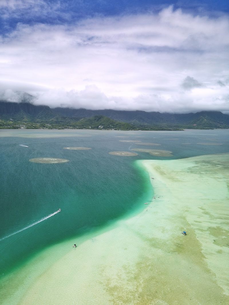 The Coral Ring Behind the Calm The Coral Ring Behind the Calm