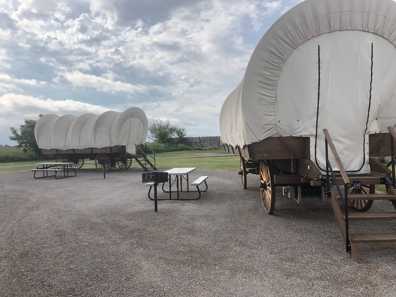 The Covered Wagons Up Close