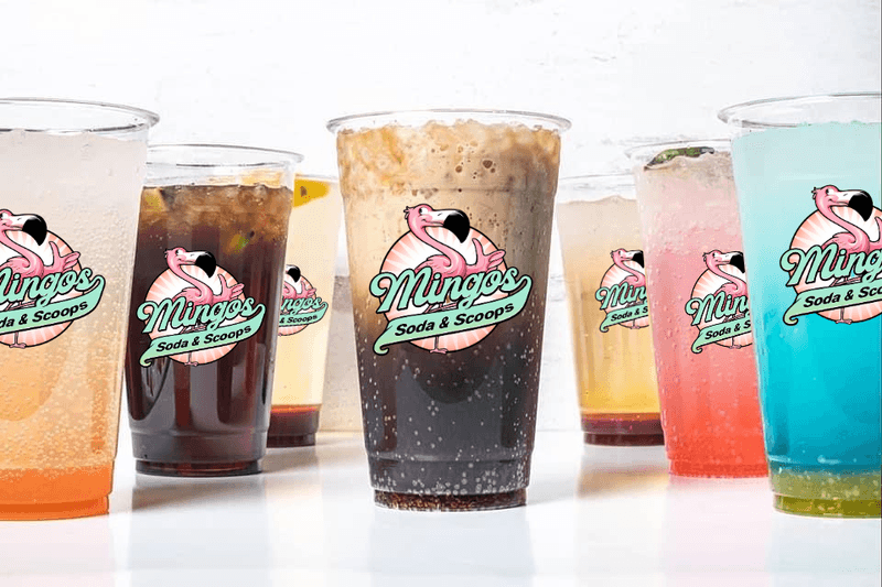 The Dirty Flamingo and Other Signature Soda Creations The Dirty Flamingo and Other Signature Soda Creations