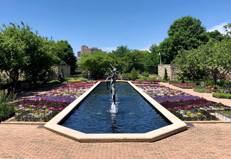 The Ewing and Muriel Kauffman Memorial Garden, Kansas City, Missouri The Ewing and Muriel Kauffman Memorial Garden, Kansas City, Missouri