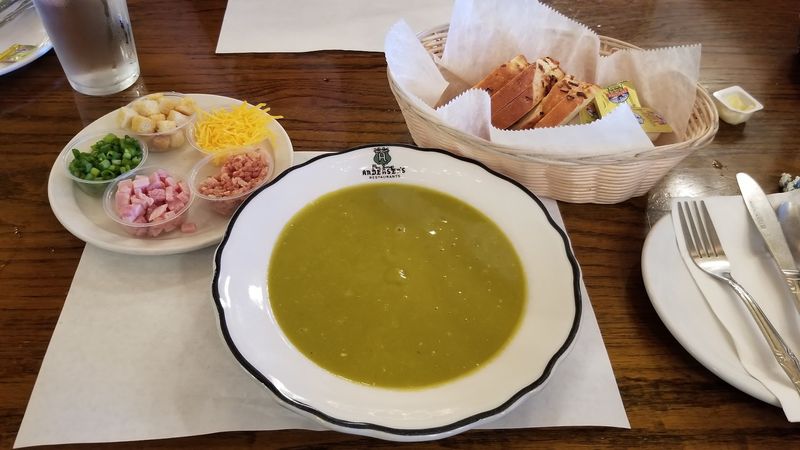 The Famous Split Pea Soup Itself