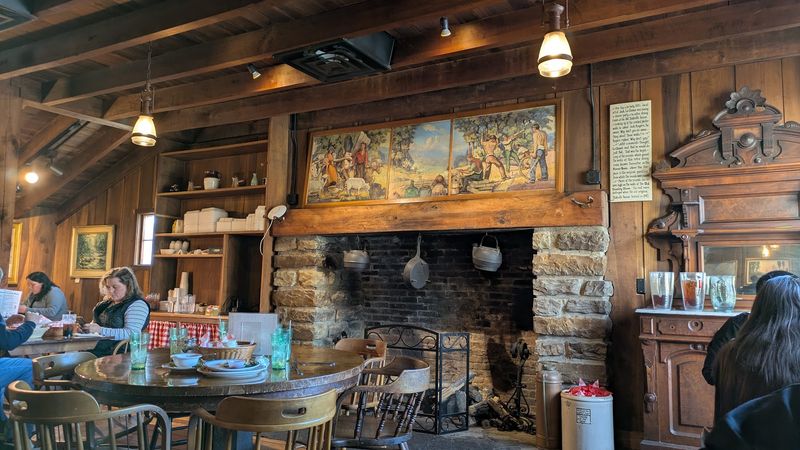 The Fireplace and the Old-Time Dining Room
