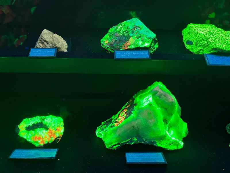 The Fluorescent Mineral Display