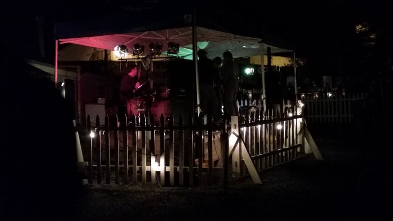 The Garden Stage and Fire Pits