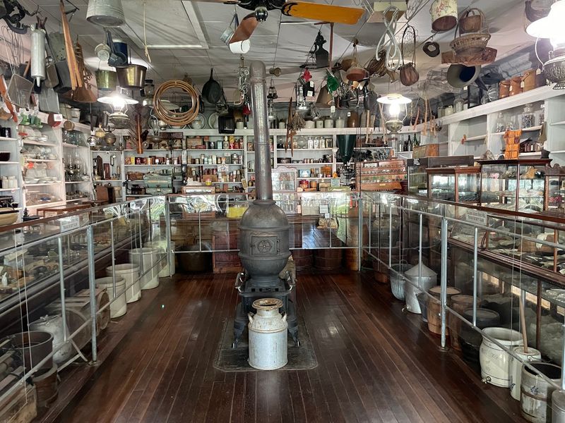 The General Store, Schoolhouse, and Shops Frozen in Time The General Store, Schoolhouse, and Shops Frozen in Time