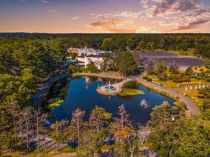 The Giant Rosary and Reflecting Pond