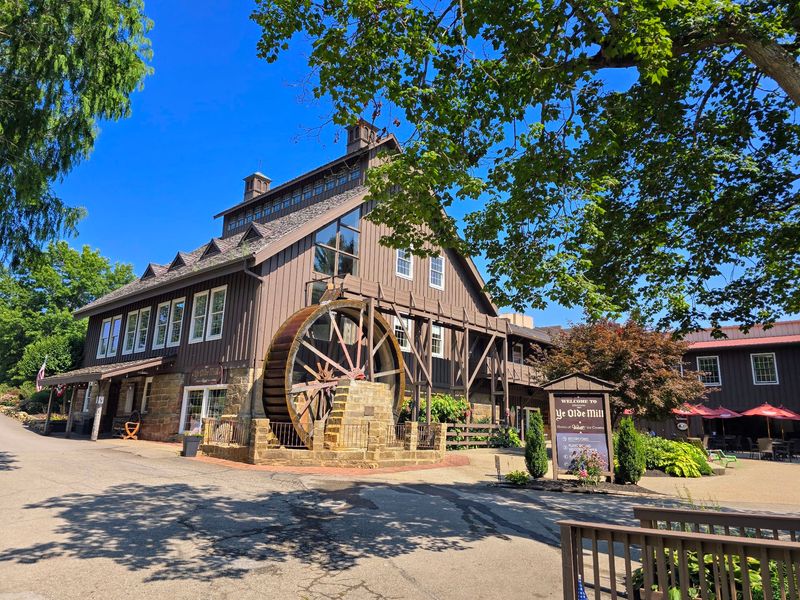 The Historic Water Wheel and Mill Architecture