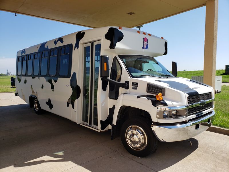 The Iconic Cow Bus That Steals the Show The Iconic Cow Bus That Steals the Show