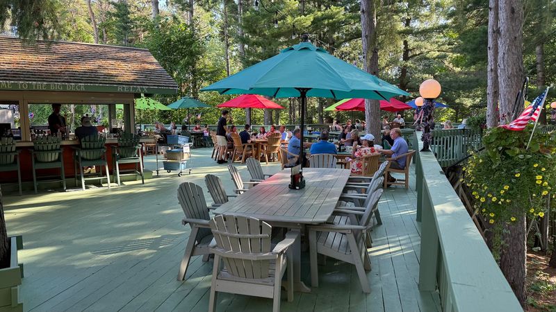 The Long Lake Views and Outdoor Patio The Long Lake Views and Outdoor Patio