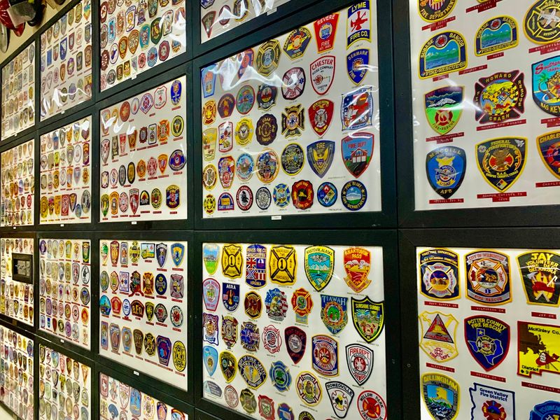 The Massive Patch Collection Covering the Walls