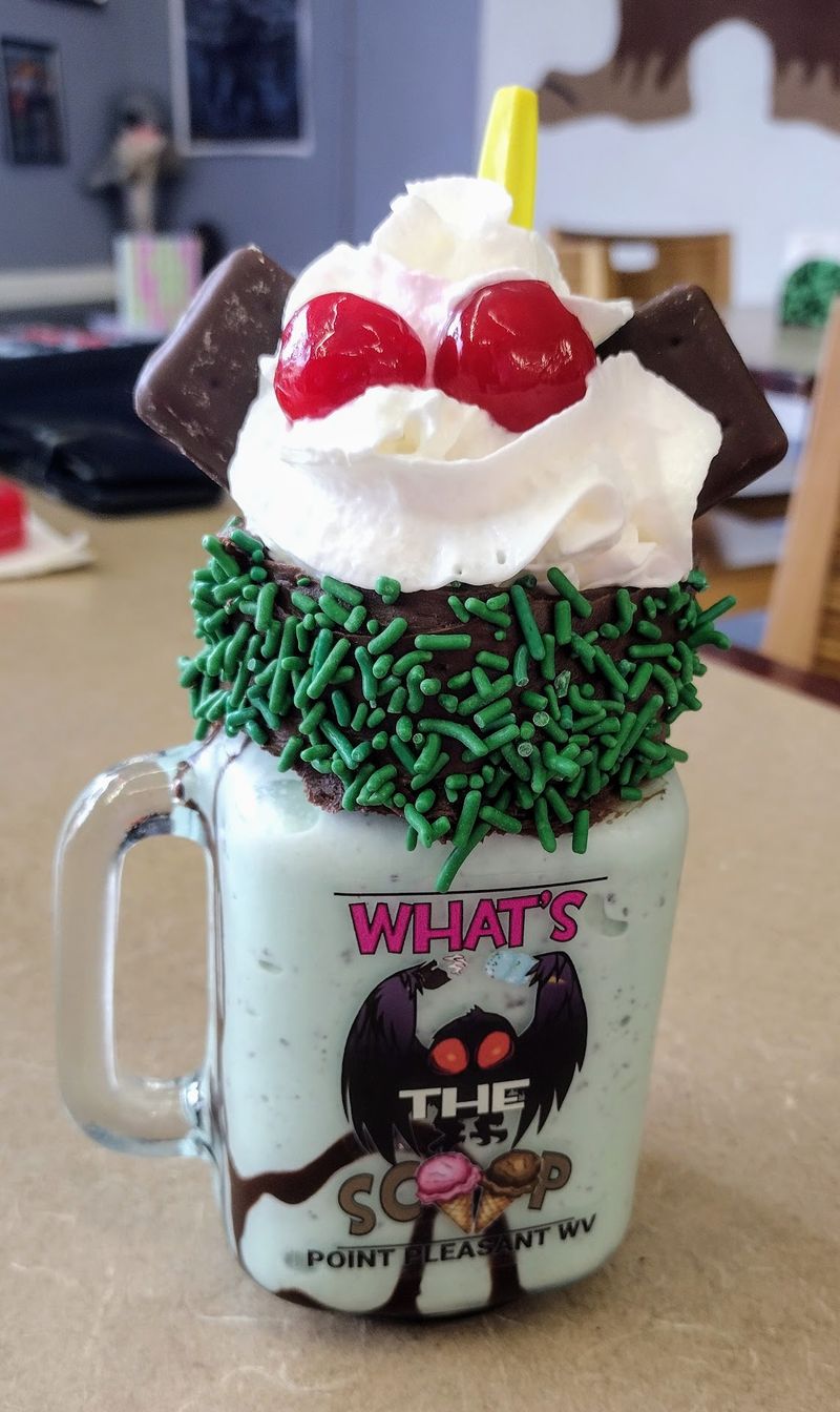 The Mothman Milkshake: A Mint Chip Legend in a Cup The Mothman Milkshake: A Mint Chip Legend in a Cup
