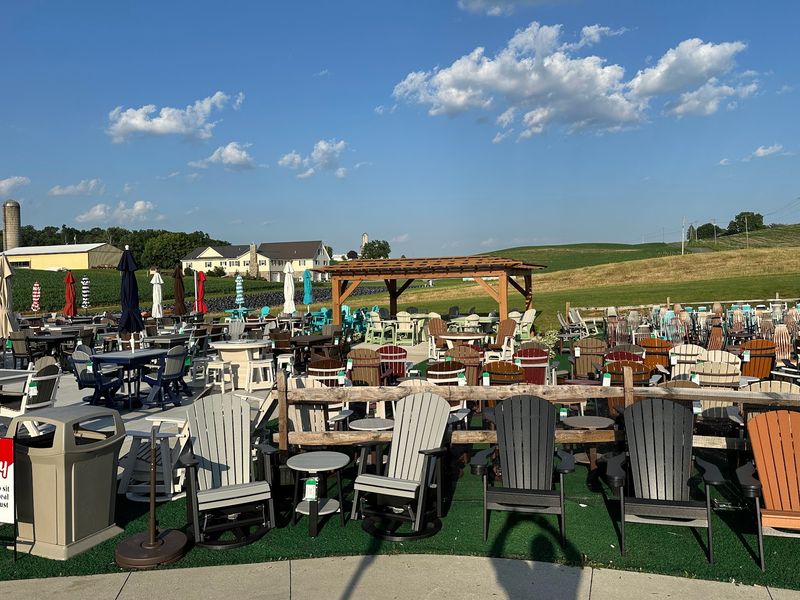 The Outdoor Poly Furniture Display Nobody Expects to Find