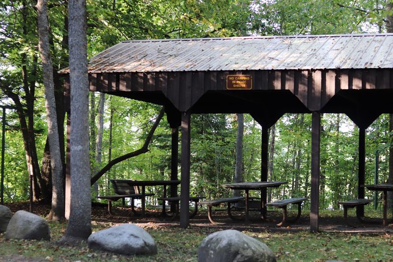 The Picnic Area Overlooking the Rapids The Picnic Area Overlooking the Rapids