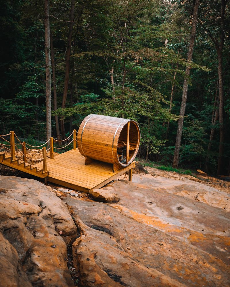 The Private Hot Tub and Sauna Experience