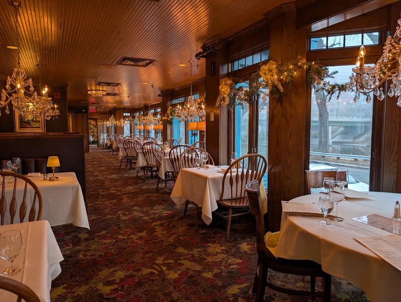 The Restaurant and Its River Views The Restaurant and Its River Views