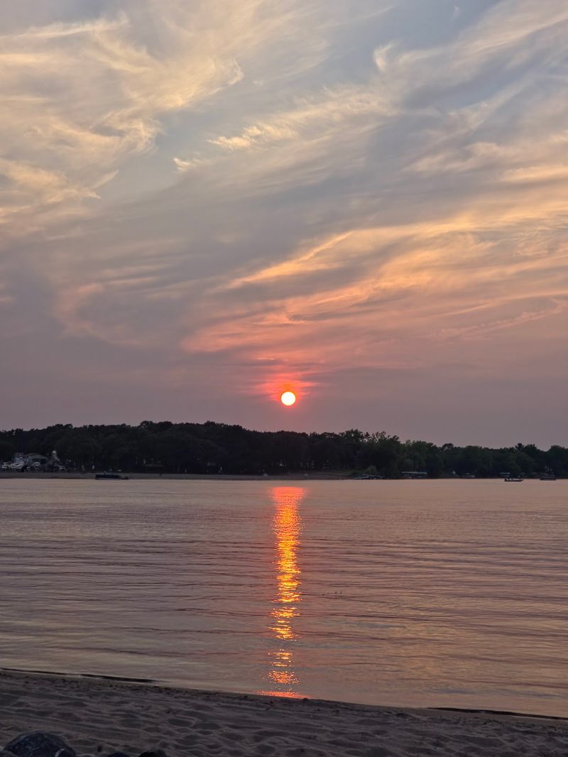 The Sunset View Over Big Lake That No Photo Does Justice