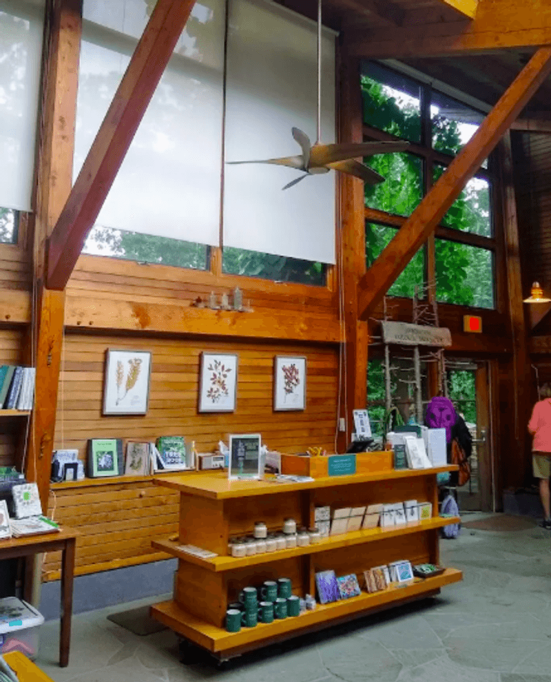 The Welcome Center, Plant Sale, and Friendly Faces