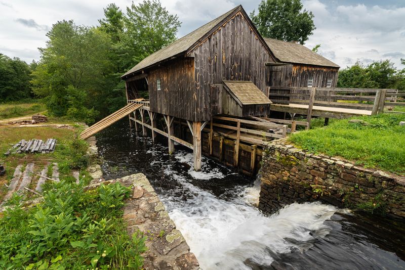 The Working Sawmill by the Water The Working Sawmill by the Water