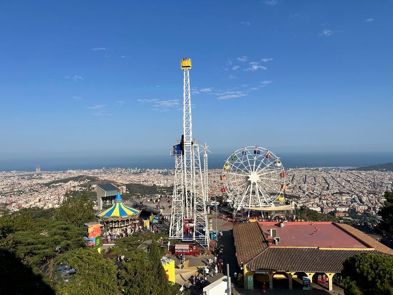 Tibidabo, Barcelona, Spain Tibidabo, Barcelona, Spain