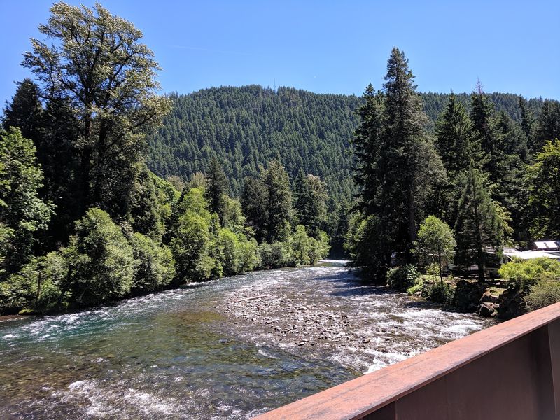 Trailheads, Blue Pool, and Waterfalls Nearby Trailheads, Blue Pool, and Waterfalls Nearby