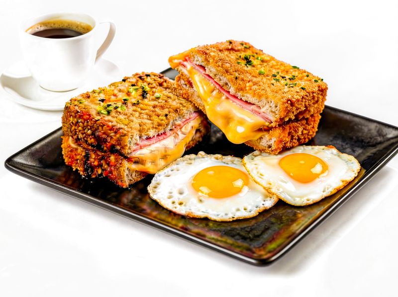 Truffle Croque-Monsieur at Luxury Paris Restaurants - commonly 40 euros and up Truffle Croque-Monsieur at Luxury Paris Restaurants - commonly 40 euros and up