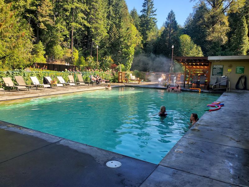 Upper Pool Soaking Just Over 100 Degrees Upper Pool Soaking Just Over 100 Degrees