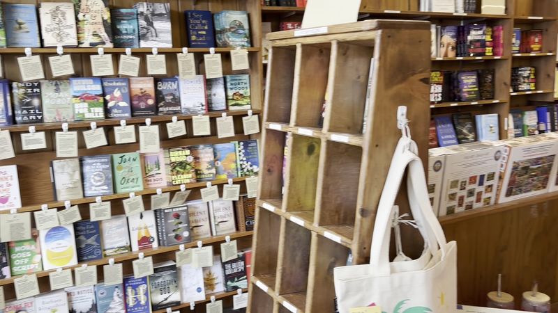 Used Books and New Titles Side by Side Used Books and New Titles Side by Side