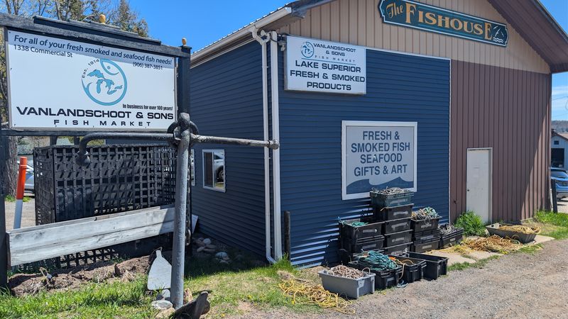 VanLandschoot & Sons Fish Market, Munising, Michigan VanLandschoot & Sons Fish Market, Munising, Michigan