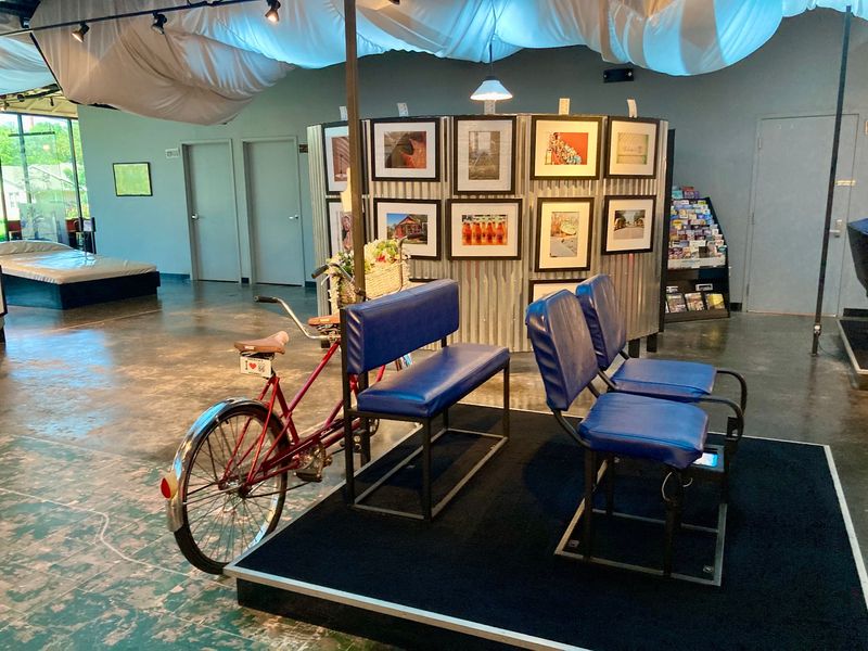 Video Exhibits Viewed from Vintage Car Seats and Motel Beds Video Exhibits Viewed from Vintage Car Seats and Motel Beds