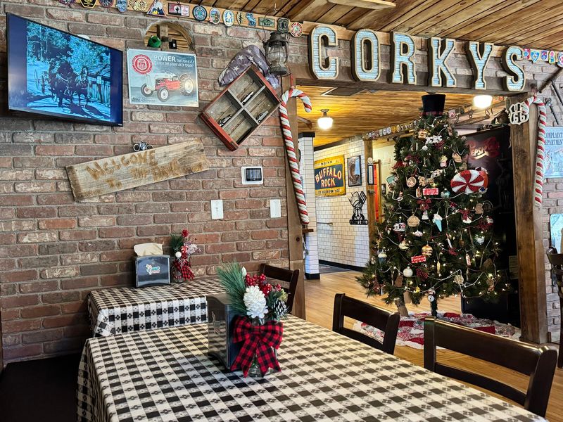 Vintage Signs and Cozy Nostalgia Inside